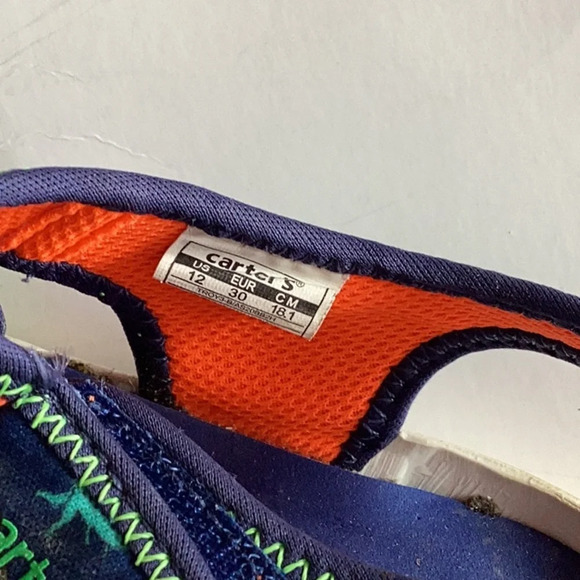 Carters Aquatic Water Shoes Kids Size US12 Dinosaurs Swim Swimming Sandals - Picture 4 of 4